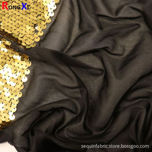 6mm Hot Selling Large Sequin Fabric Green